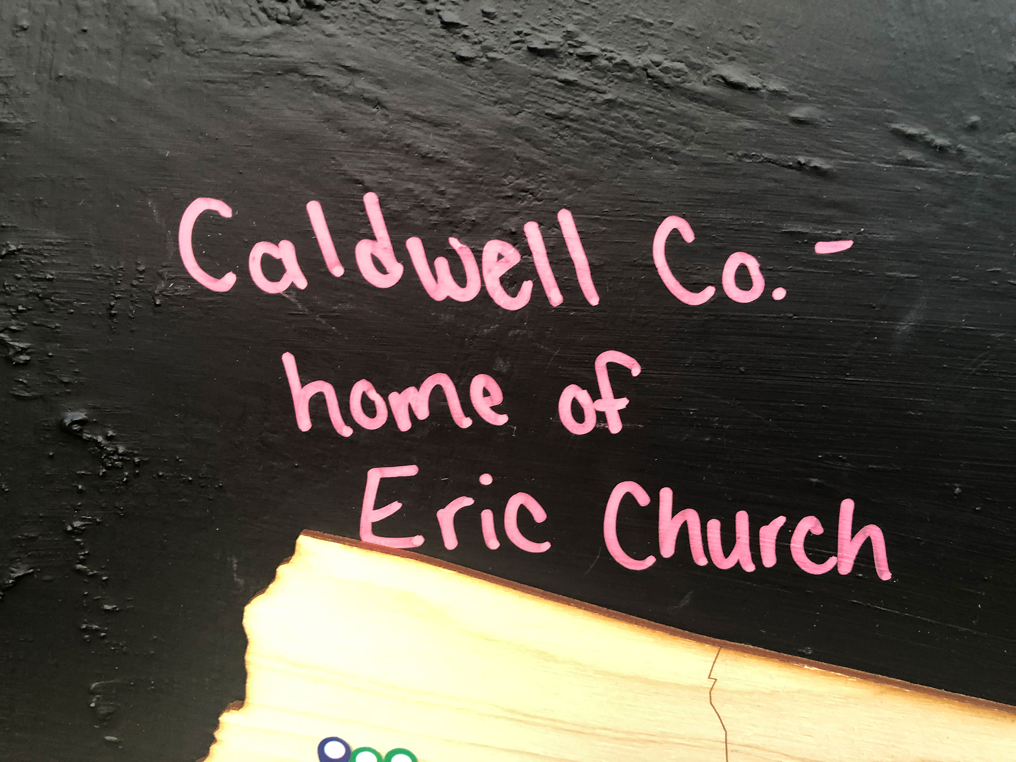Caldwell County home of Eric Church