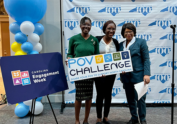 2023 POV Challenge students