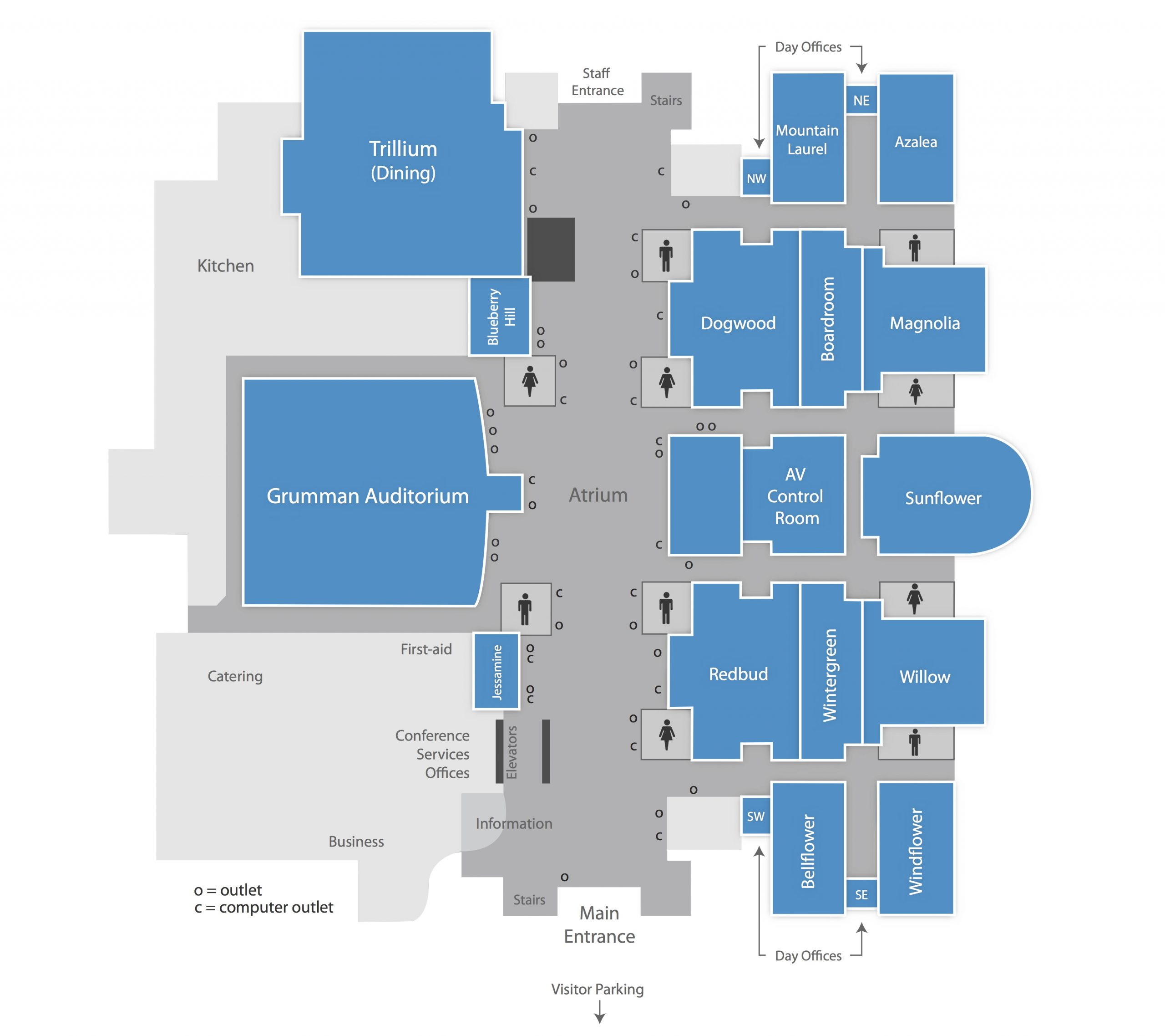 Friday Conference Center Map